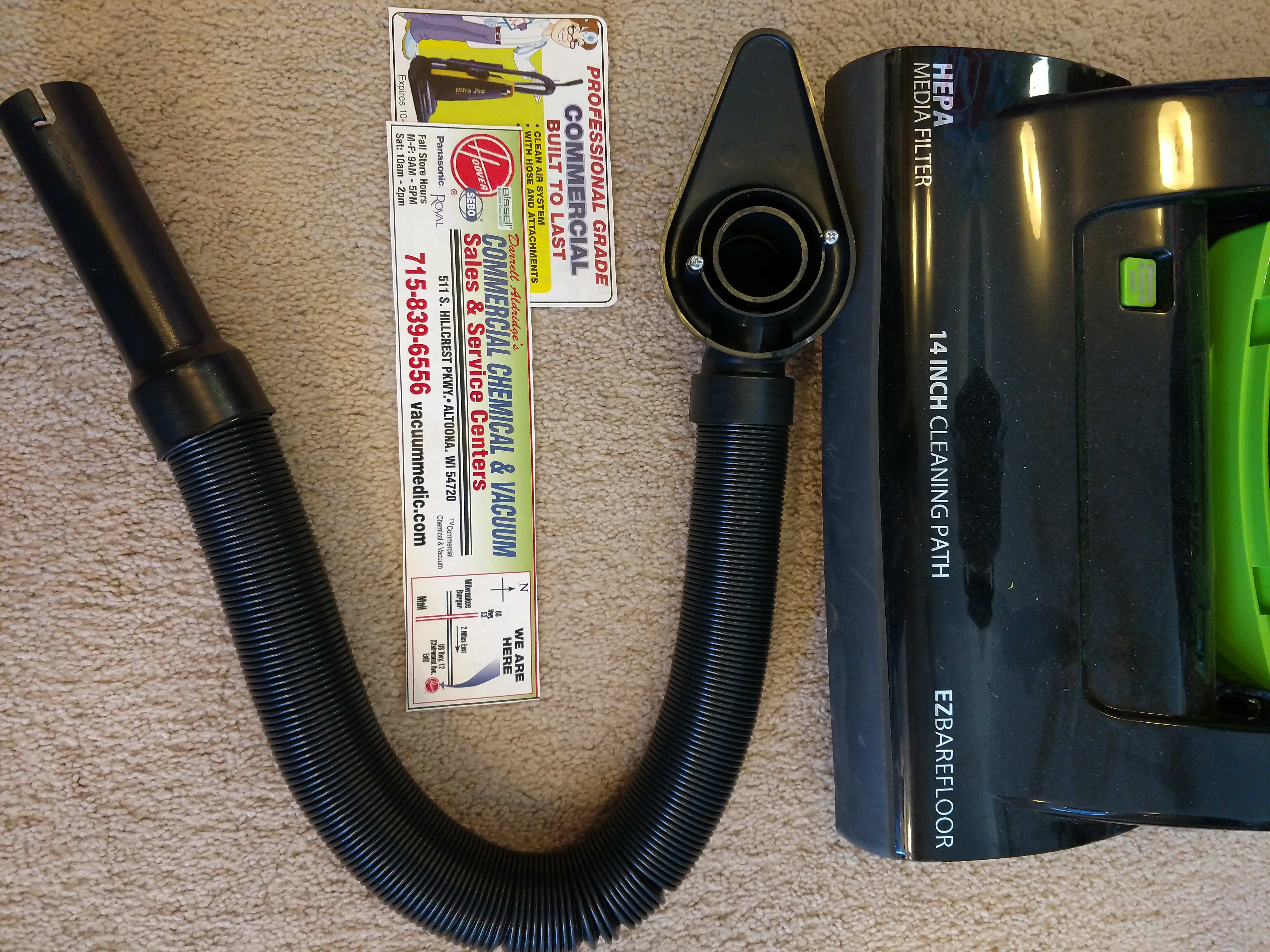 Panasonic MCGG 529 & MCUG 729 Upright Hose Complet